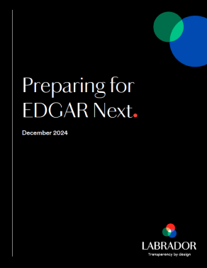 Preparing for EDGAR Next Demo