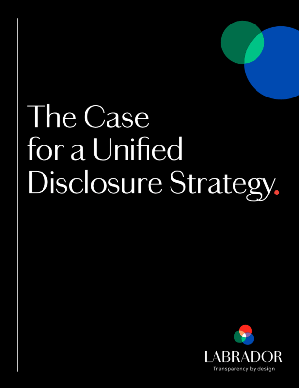 The Case for a Unified Disclosure Strategy Thumbnail