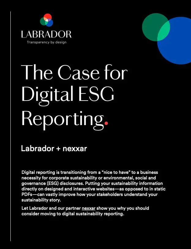 The Case for Digital ESG Reporting