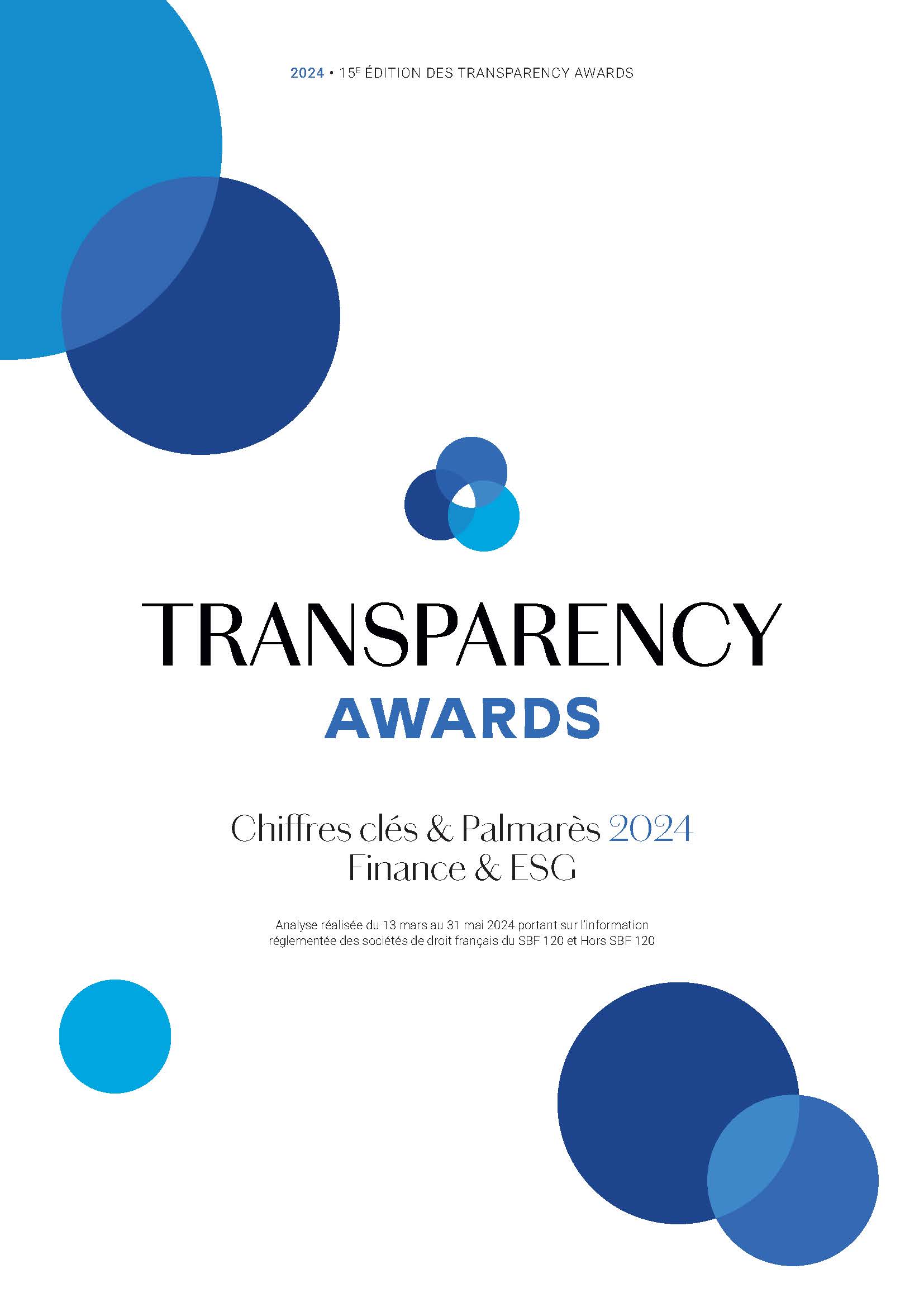 Transparency Awards 2024_Etude et palmarès_Couverture