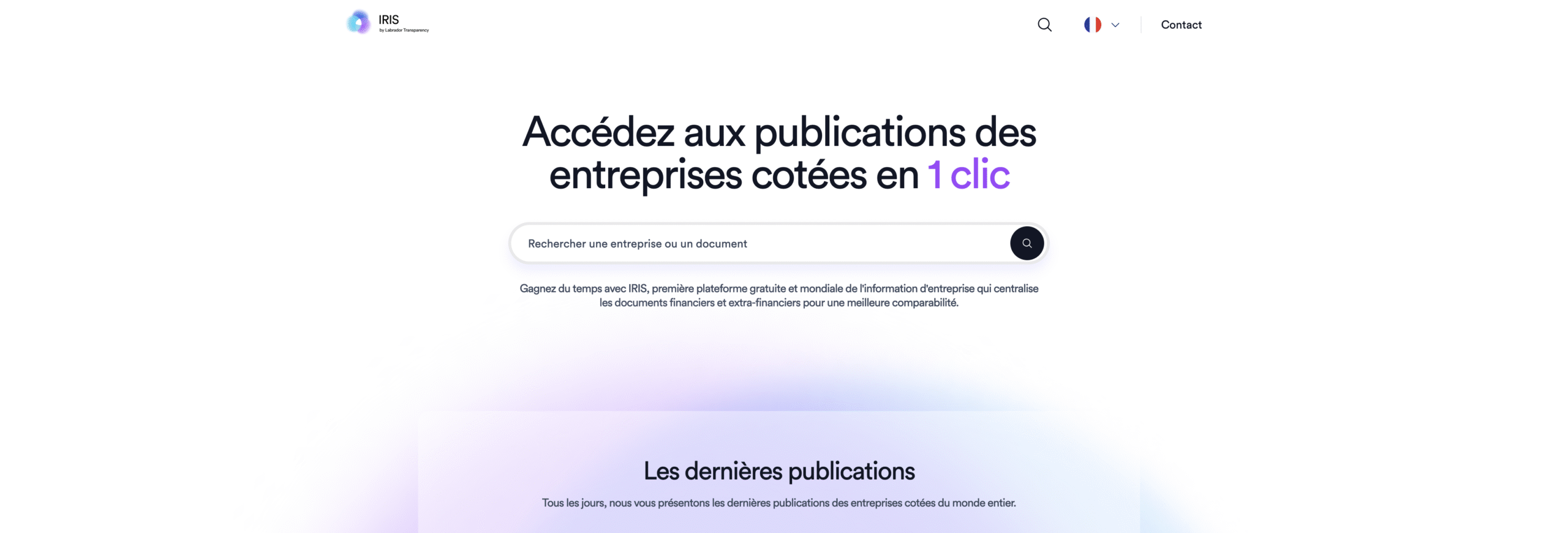 Home page IRIS