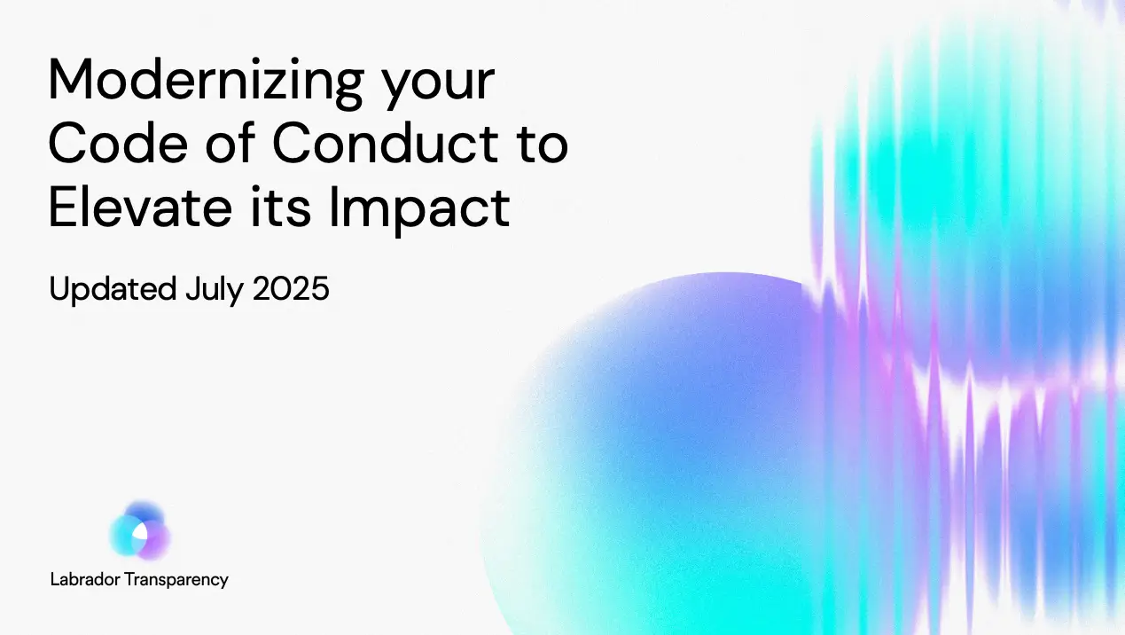 Modernizing Your Code of Conduct to Elevate its Impact