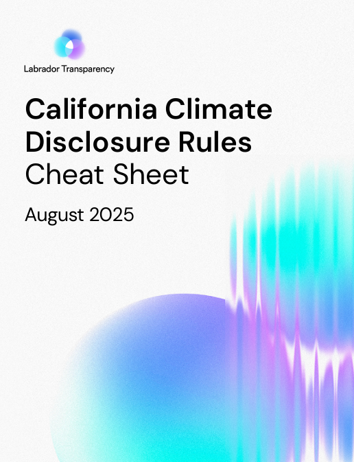 California Climate Disclosure Rules Cheat Sheet