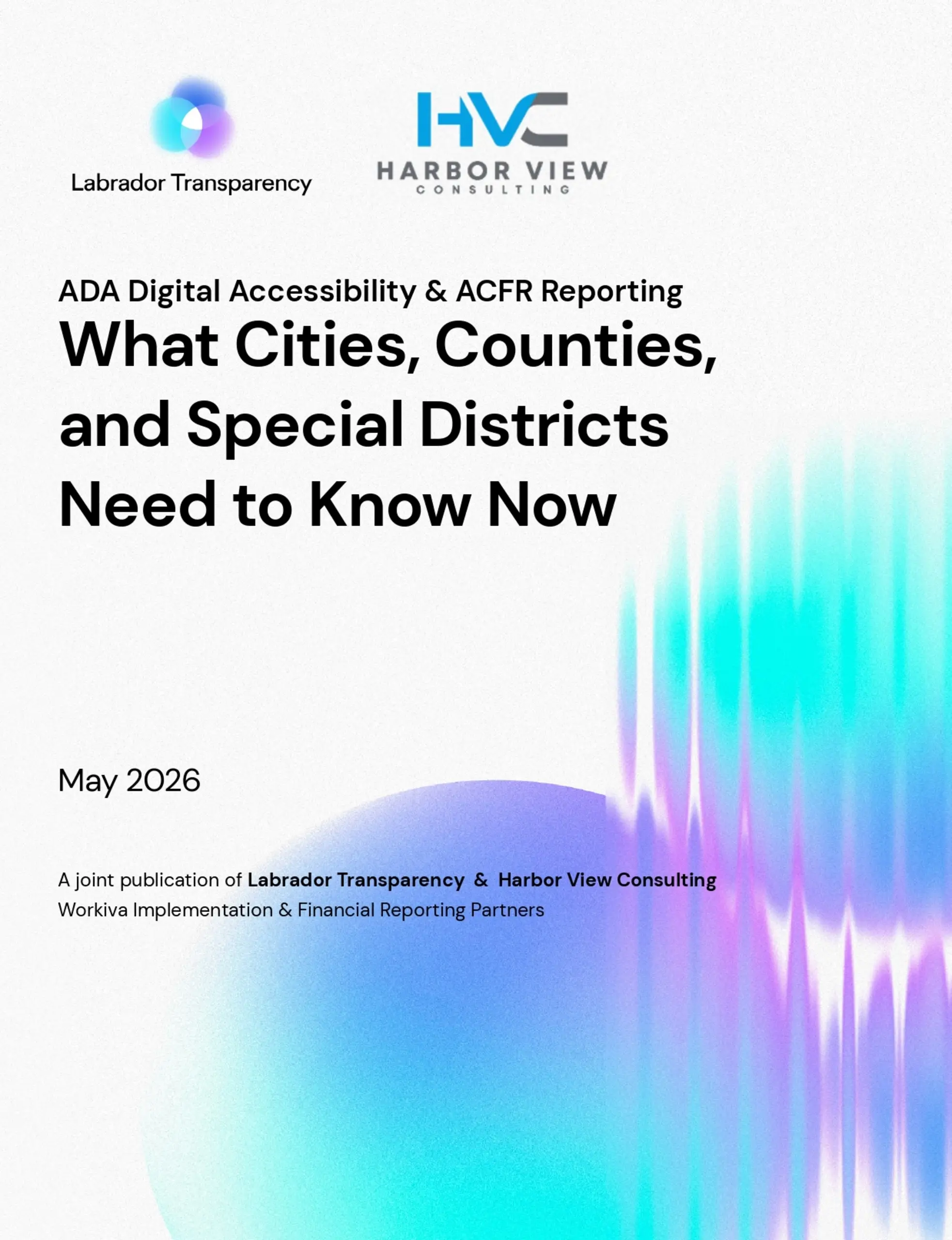ADA Digital Accessibility & ACFR Reporting: What Cities, Counties, and Special Districts Need to Know Now